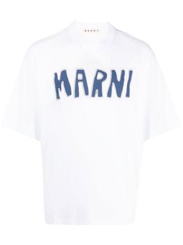 推荐MARNI - Logo Cotton T-shirt商品