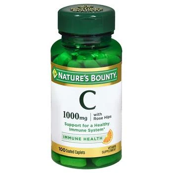 Nature's Bounty | Vitamin C-1000mg Plus Rose Hips, Coated Caplets,商家Walgreens,价格¥189