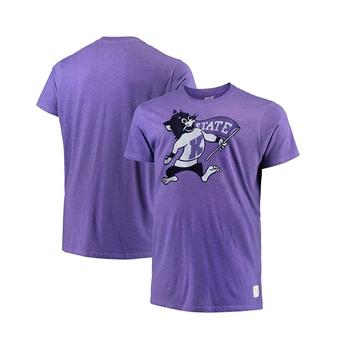 更多The Original Retro Brand, The Original Retro Brand | Men's Purple Kansas State Wildcats Big and Tall Mock Twist T-shirt商品图片 