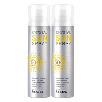 推荐【2件包邮装】RE:CIPE/玥之秘 水晶防晒喷雾 SPF50 150ML*2商品