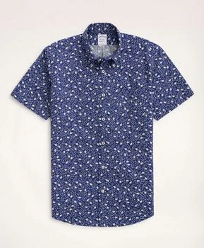 Brooks Brothers | Regent Regular-Fit Short-Sleeve Sport Shirt, Floral Print 5.5折