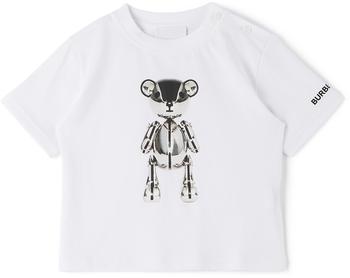 男装burberry t恤, Burberry | Thomas Bear Print 婴儿 T 恤商品图片 