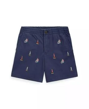 Ralph Lauren | Big Boys Polo Prepster Embroidered Chino Shorts,商家Macy's,价格¥181