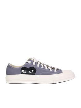 Comme des Garcons | COMME DES GARÇONS PLAY CONVERSE CHUCK TAYLOR LOW SNEAKERS BY COMME DES GARÃ§ONS. ICONIC MODERN AND VERSATILE MOTIF商品图片,7.4折