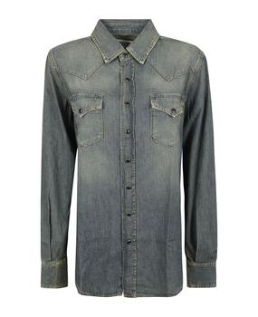 圣罗兰外套, Yves Saint Laurent | Denim Buttoned Jacket商品图片 8.1折