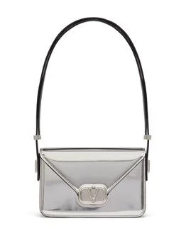 推荐VALENTINO GARAVANI - Letter Bag Mirrored Leather Shoulder Bag商品