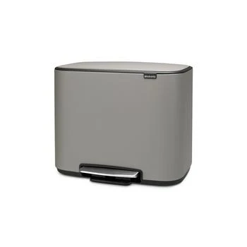 Brabantia | Bo Step on Multi Compartment Trash Can, 3 x 3 Gallon, 3 x 11 Liter,商家Macy's,价格¥1953