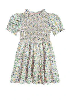 Ralph Lauren | Lauren Childrenswear Girls 2 6X Floral Smocked Cotton Jersey Dress,商家Belk,价格¥284