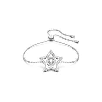 施华洛世奇手链价格, Swarovski | Stella bracelet star white rhodium plated商品图片 