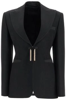 Max Mara Pianoforte | Max Mara Pianoforte Boemia Tassel Detailed Blazer,商家Cettire,价格¥4886