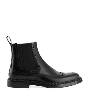 Gucci | Leather Ankle Boots商品图片,独家减免邮费