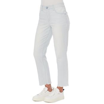 Democracy, Democracy | Women's Ab Solution High Rise Slim Straight Crop Jeans with Scallop Fray商品图片 额外7折, 额外七折