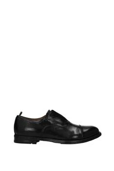Officine Creative | Lace up and Monkstrap anatomia Leather Black,商家Wanan Luxury,价格¥1994