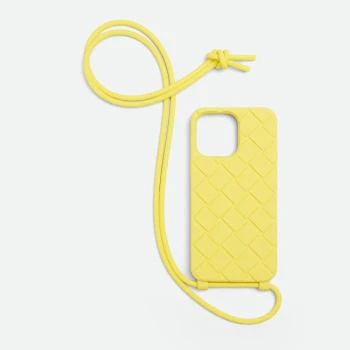 Bottega Veneta | 包邮包税【预售7天发货】 BV葆蝶家 24春夏 男士 手机壳 Étui Pour Iphone 14 Pro Max En Caoutchouc Tech À Bandoulière 733834V0EY07400,商家TLS PARIS,价格¥2358