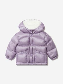 Moncler | Moncler Lilac Baby Girls Down Padded Bardanette Jacket商品图片,额外8折, 额外八折