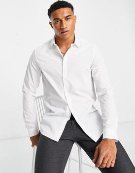 ASOS | ASOS DESIGN regular fit shirt in white商品图片,
