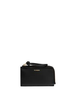 Jil Sander | Envelope Coin Purse With Embossed Jil Sander Logo Wallets & Card Holders Black,商家Wanan Luxury,价格¥2694