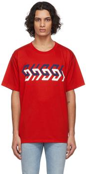 Gucci | Red Mirror T-Shirt商品图片,