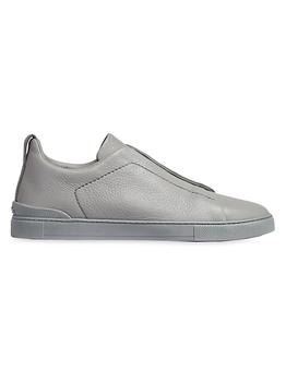 zegna鞋正品, Zegna | Slip-On Leather Sneakers商品图片 