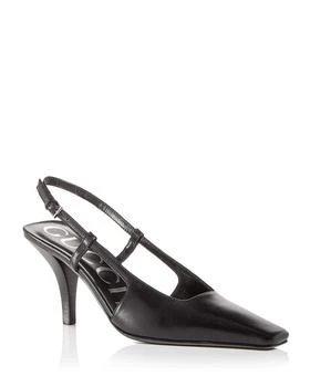 Gucci | Women's Slingback Square Toe Pumps 