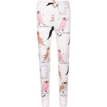 Mini Rodini | Birdswatching organic cotton leggings in white商品图片,3.9折×额外6.7折, 额外六七折