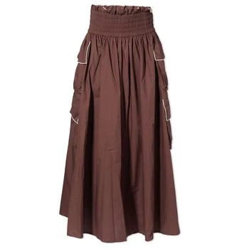 推荐Shrimps Cargo Pocket Midi Skirt商品