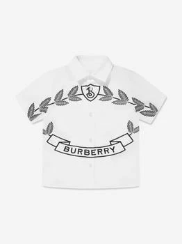 Burberry | Boys Owen Crest Shirt in White 额外8折, 额外八折