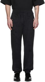 We11done, We11done | Black Hairy Zurry Jogger Lounge Pants商品图片 2折, 满2件减$5, 满减