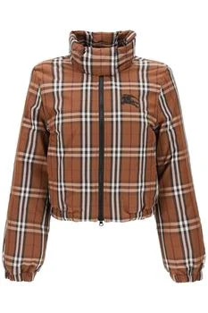 推荐'Eype' down jacket with Burberry Check motif商品