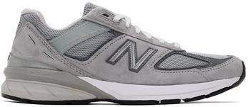 新百伦990v4, New Balance | Grey Made In USA 990v5 Low Sneakers商品图片 额外8.5折, 额外八五折