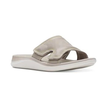 Clarks | Women's Cloudsteppers Glide Bay Slip-On Sandals 5.9折