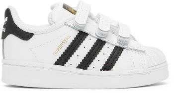 Adidas | Baby White Superstar Sneakers商品图片,独家减免邮费