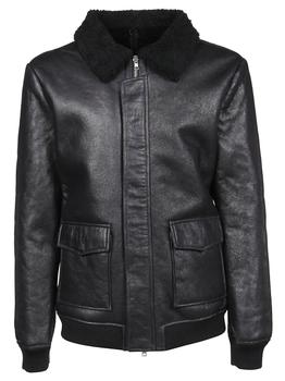 推荐S.W.O.R.D 6.6.44 Men's  Black Leather Outerwear Jacket商品