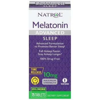 Melatonin Advanced Sleep 10 mg Maximum Strength Time Release Tablets