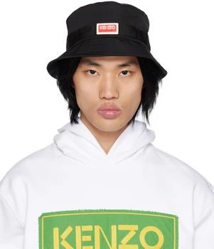 Kenzo | Black Kenzo Paris Jungle Bucket Hat 3折, 独家减免邮费