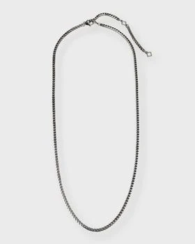 推荐Men's Sterling Silver Snake Chain Necklace; 26"L商品