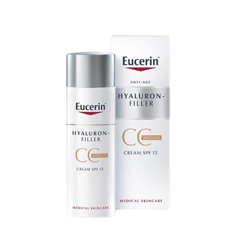 Eucerin | Eucerin优色林透明质酸CC霜50ml 均匀肤色 抗衰老商品图片,1件9.8折, 包邮包税, 满折