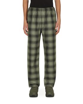 stussy裤子, STUSSY | Shadow Plaid Relaxed Pants Green商品图片 6折×额外8.6折, 额外八六折