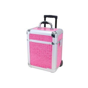 商品TZ Case AB-331T PA Compact Wheeled Beauty Case, Pink Alligator图片