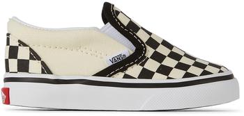 推荐Baby Black & Off-White Checkerboard Classic Slip-On Sneakers商品