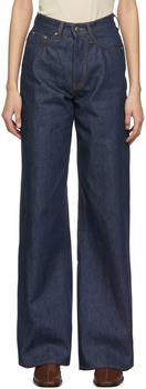 了解amiri牛仔裤, AMIRI | Indigo Curved Leg Jeans商品图片 