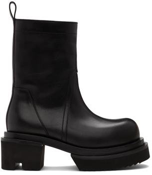 rick owens鞋, Rick Owens | Black Bogun Boots商品图片 额外8.5折, 额外八五折