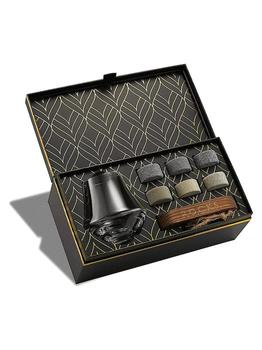 商品Whiskey Stones & Crystal Nosing Tasting Glass Gift Set图片
