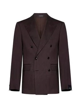 TAGLIATORE | Tagliatore Coats & Jackets in Brown,商家Modayn,价格¥3822