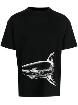 推荐Palm Angels `Broken Shark Classic` T-Shirt商品