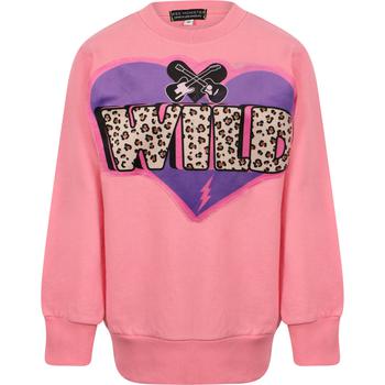 推荐Wild love heart sweatshirt in pink商品