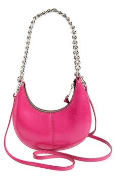 Marc Jacobs Mini Crescent Crinkle Leather Crossbody Bag