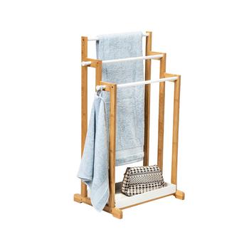 Honey Can Do | 3-Tier Bamboo Bathroom Towel Rack商品图片,