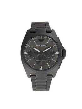 推荐2-Piece 41MM Stainless Steel Chronograph Bracelet Watch & Bracelet Set商品