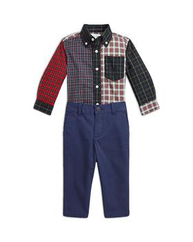 商品Ralph Lauren | Boys' Mixed Plaid Shirt & Chino Pants Set - Baby,商家Bloomingdale's,价格¥566图片